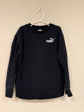 Puma Black Pullover with White Logo